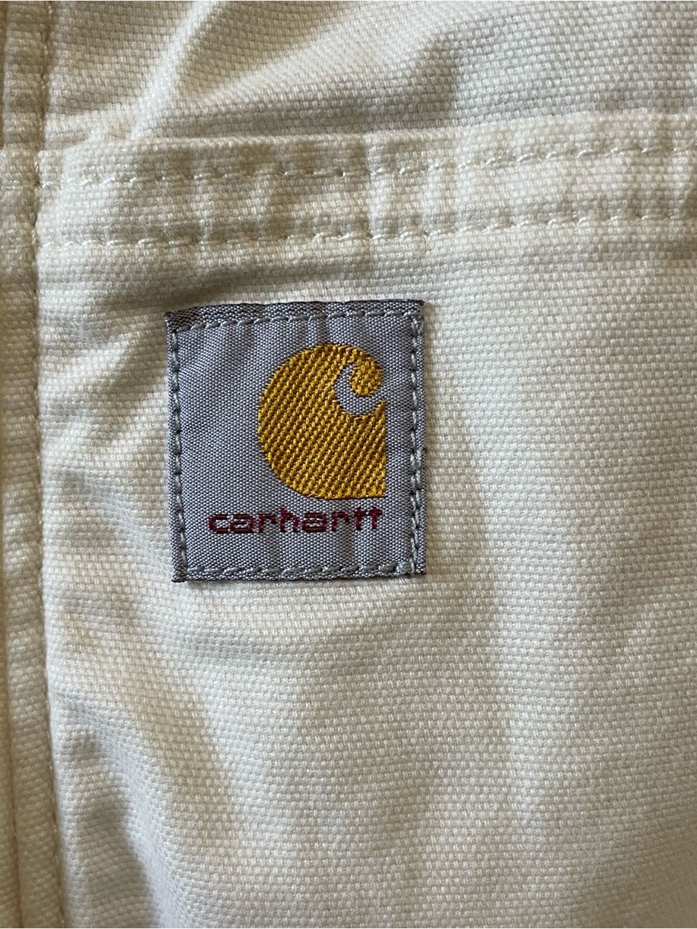 CARHARTT Women’s Crawford Bomber Jacket Coat, Ivory, Zip Up, SIZE S - Picture 6 of 11
